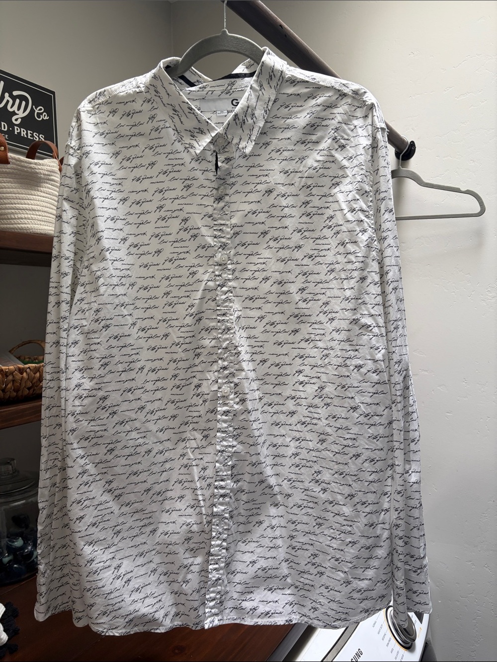 G by Guess button down shirt